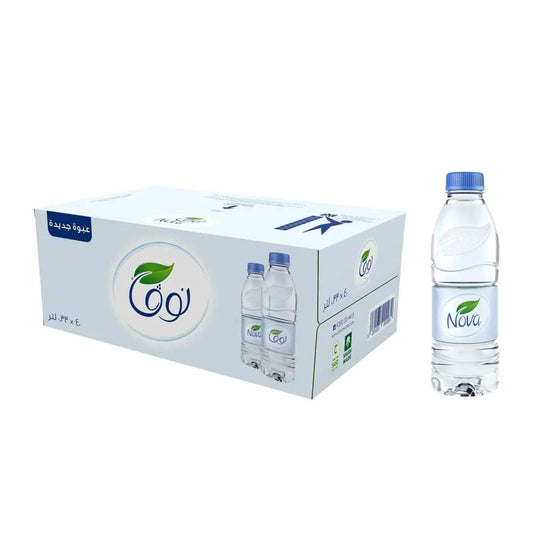 .Nova Water, 40 Plastic Bottles X 330 ml
